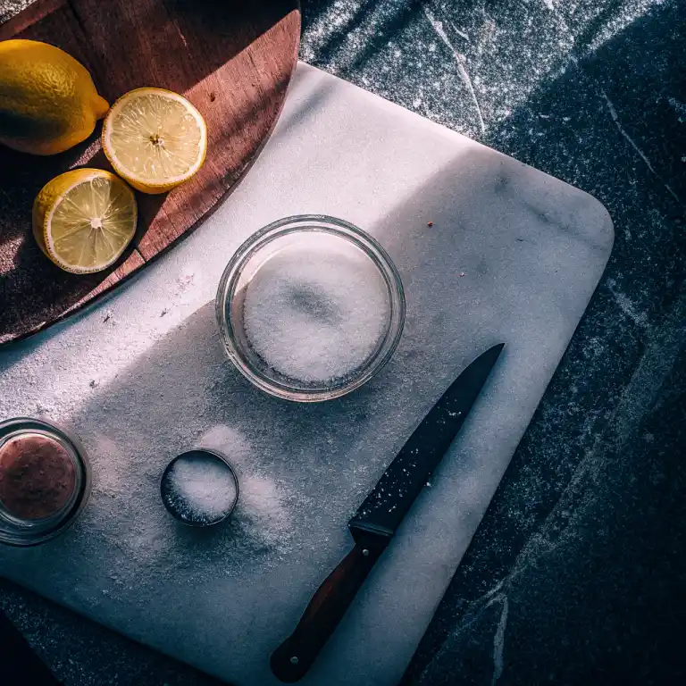 Ingredients for Italian lemon jam recipe