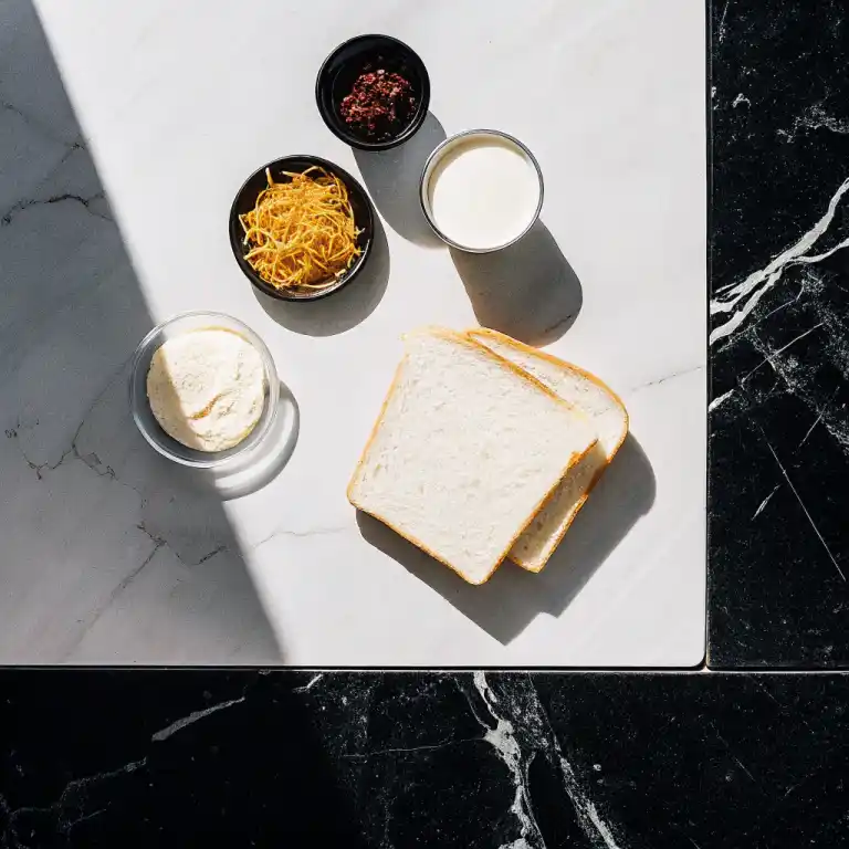 ingredients for masters pimento cheese sandwich