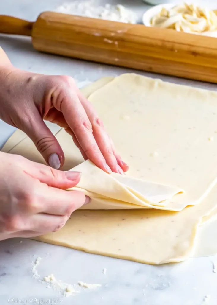 gluten free filo sheets preparation